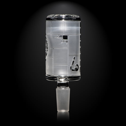 Maya Clear Long Bowl - Discreet Smoker
