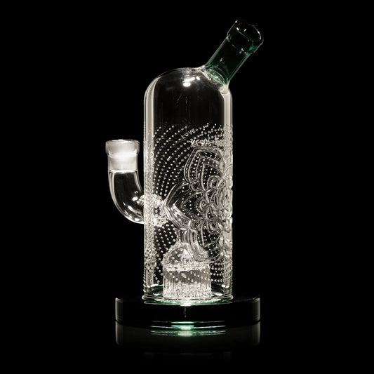 Chakra Level 1 8" Bubbler - Discreet Smoker