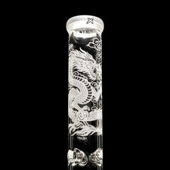 Dragon Heart XL 14" Collins Perc Beaker Bong - Discreet Smoker