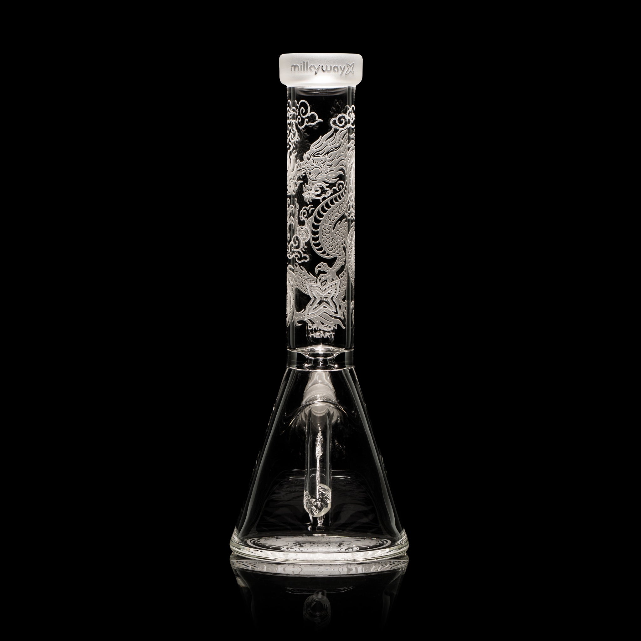 Dragon Heart 10" Beaker Bong - Discreet Smoker