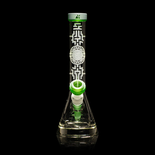 Bio-Encryption 10.5" Beaker Bong - Discreet Smoker
