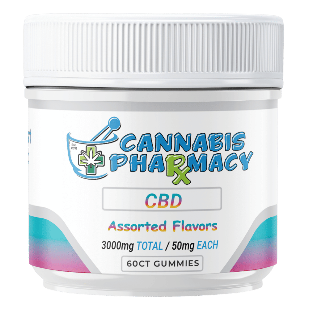 Cannabis Pharmacy CBD Gummies | 50mg - Assorted Flavor - 60ct