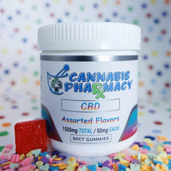 Cannabis Pharmacy CBD Gummies | 50mg - Assorted Flavor - 30ct