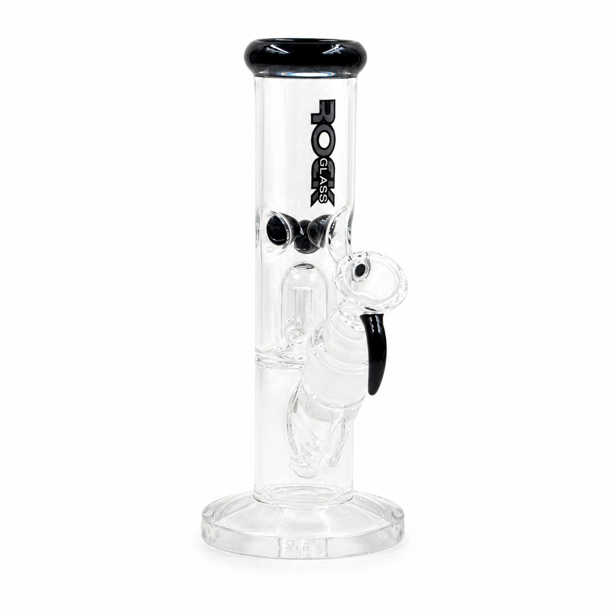 Rock Glass IceVault Straight Tube Bong - Discreet Smoker