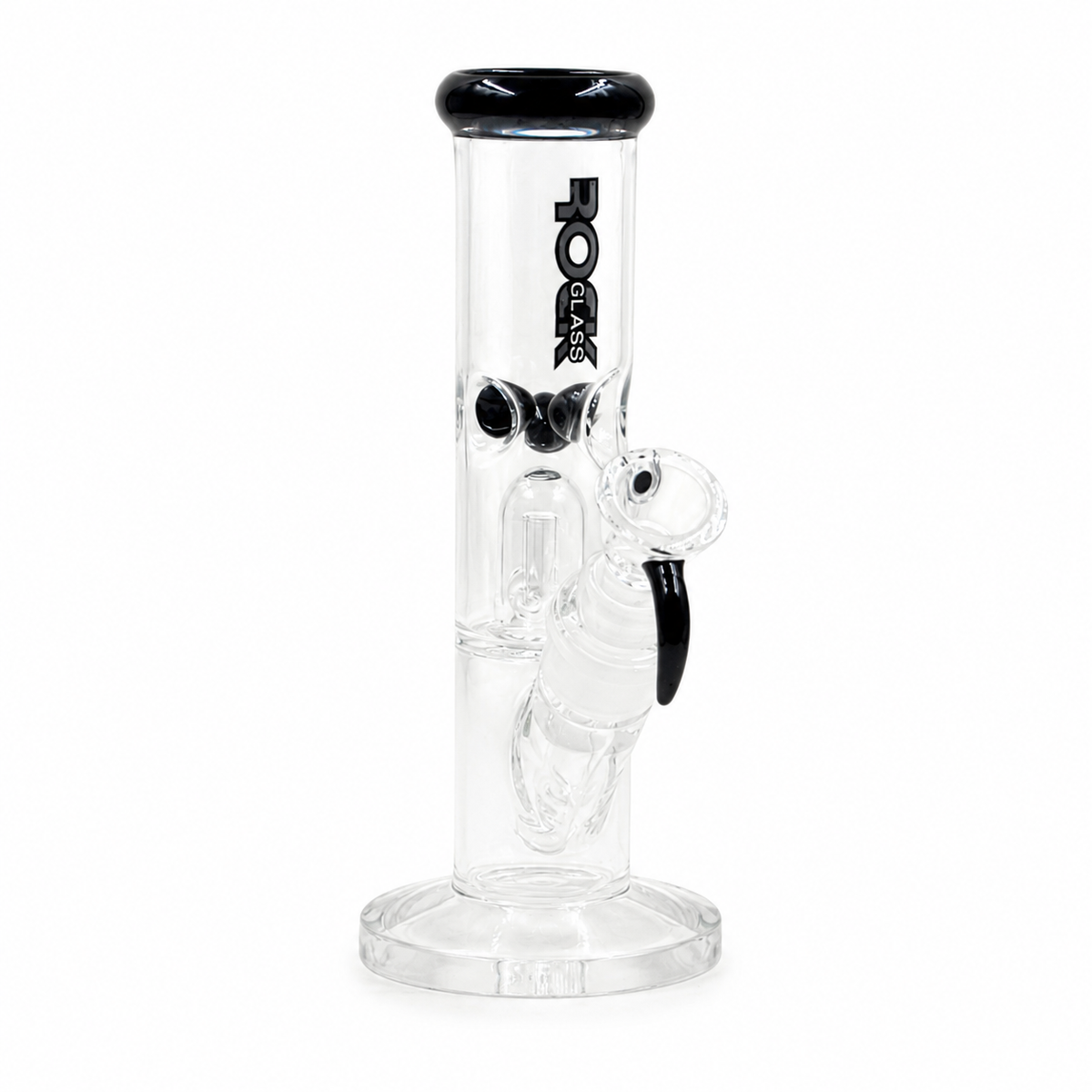 Rock Glass IceVault Straight Tube Bong - Discreet Smoker