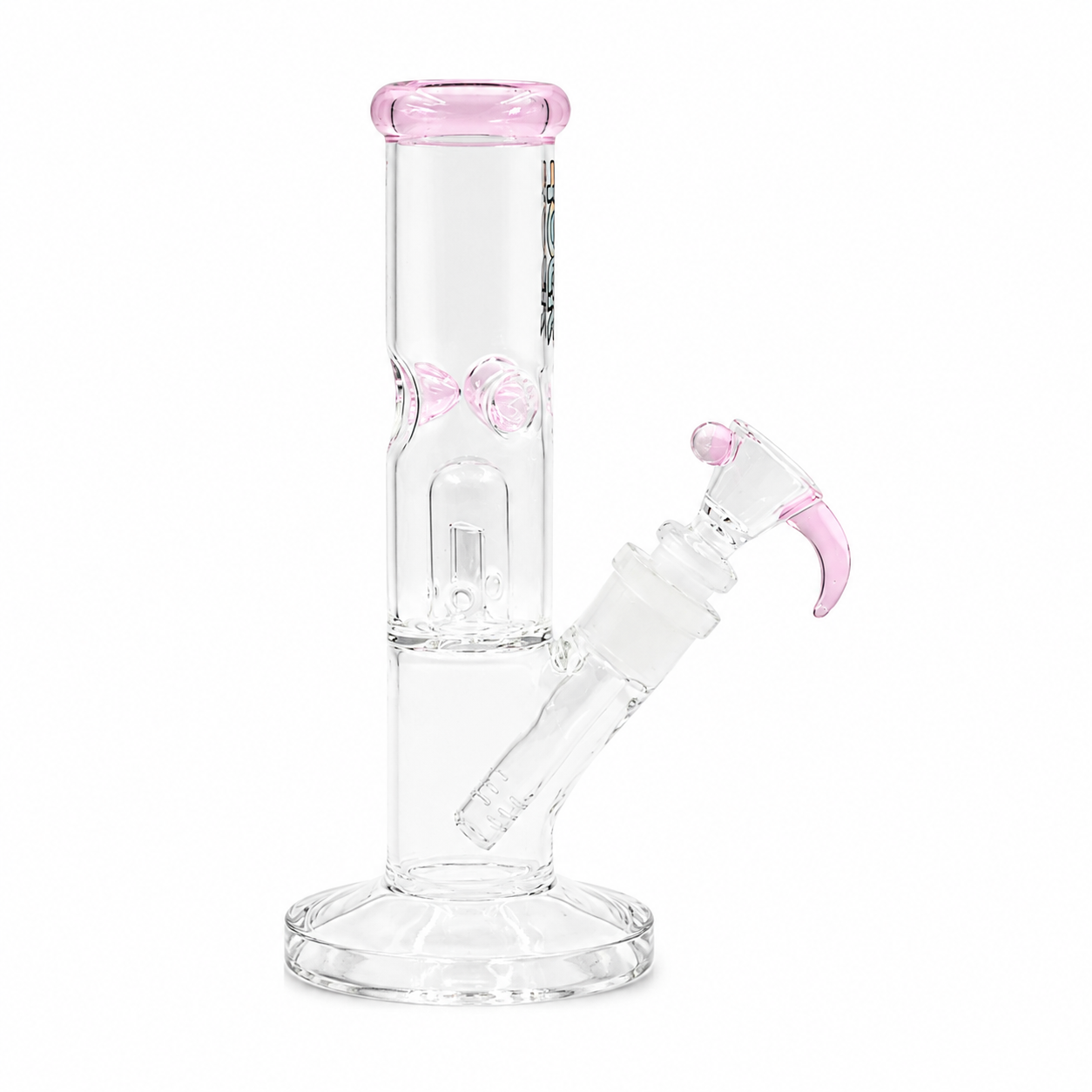 Rock Glass IceVault Straight Tube Bong - Discreet Smoker