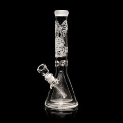 Mushroom Town 14" Collins Perc Beaker Bong - Discreet Smoker