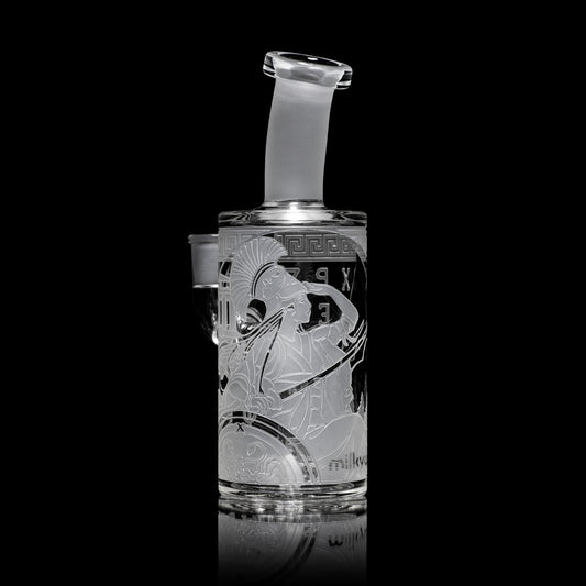 Athena 6" Clear Dab Rig - Discreet Smoker