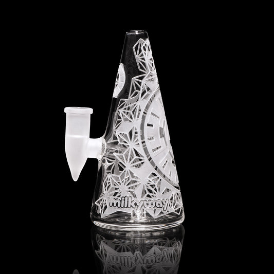 Hypnotic 6" Clear Dab Rig - Discreet Smoker