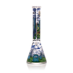 Lost in Space 10" Smoke Mini Beaker Bong