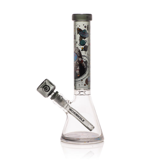Lost in Space 10" Smoke Mini Beaker Bong - Discreet Smoker