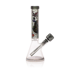 Lost in Space 10" Smoke Mini Beaker Bong