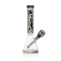 Lost in Space 10" Smoke Mini Beaker Bong