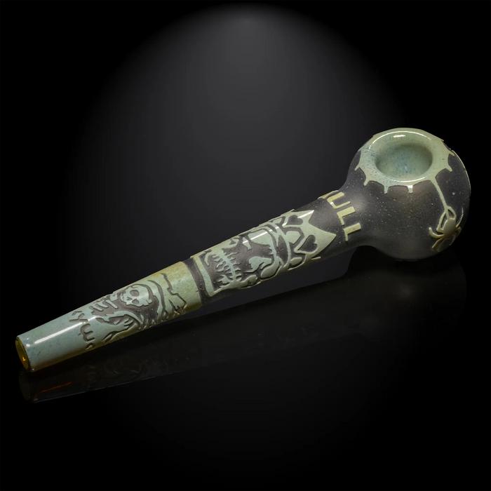 Skull Emperor 6.5” Handpipe, Smoke
