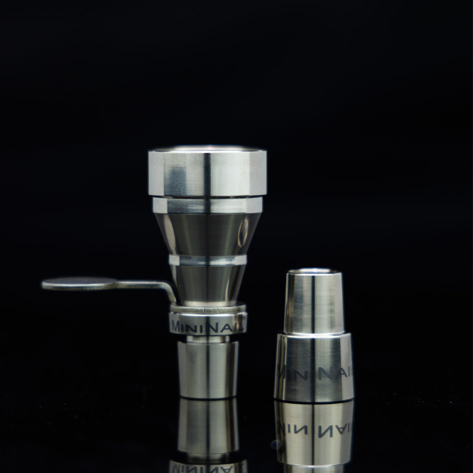 Titanium Flower Bowl - Discreet Smoker
