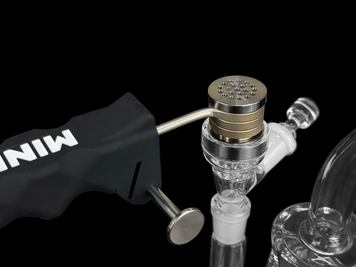 Glass Flower Bowl with Pass-Through Carb