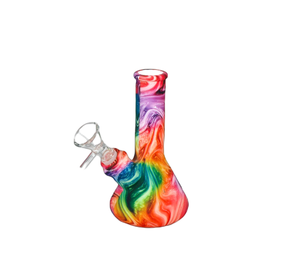 Mini Psychedelic Silicone Bong