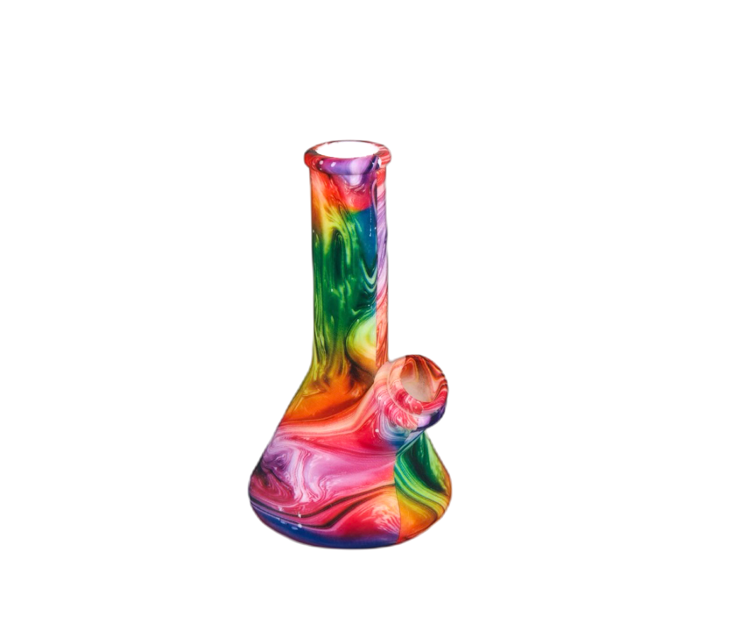 Mini Psychedelic Silicone Bong
