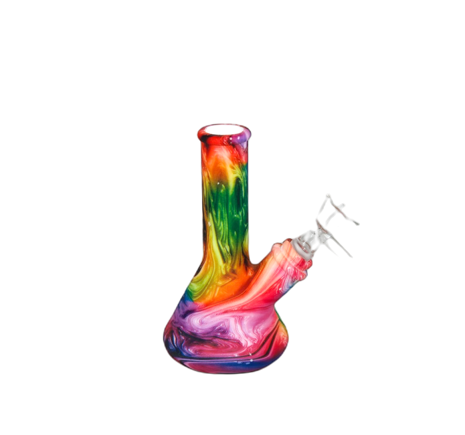 Mini Psychedelic Silicone Bong