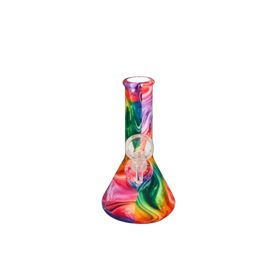 Mini Psychedelic Silicone Bong