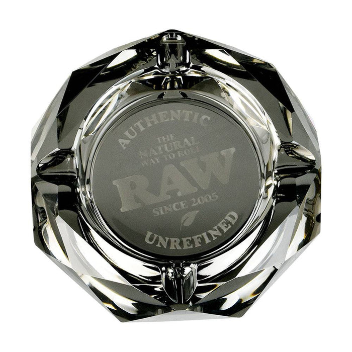 RAW Prism Glass Ashtray | 4.5", Dark Side