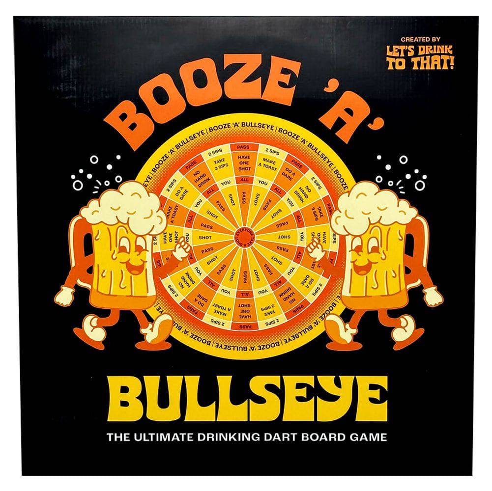 Booze 'A' Bullseye Magnetic Dart Game - Discreet Smoker