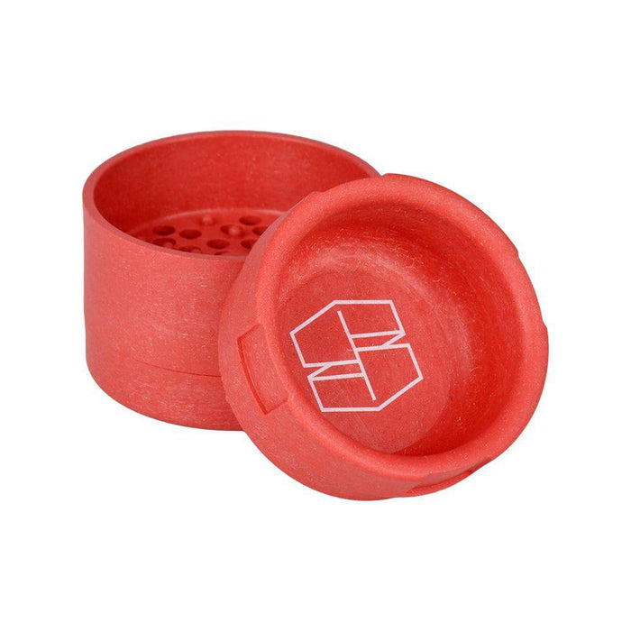 Stache Products Hemp Grynder | 3pc | 2.2", Red