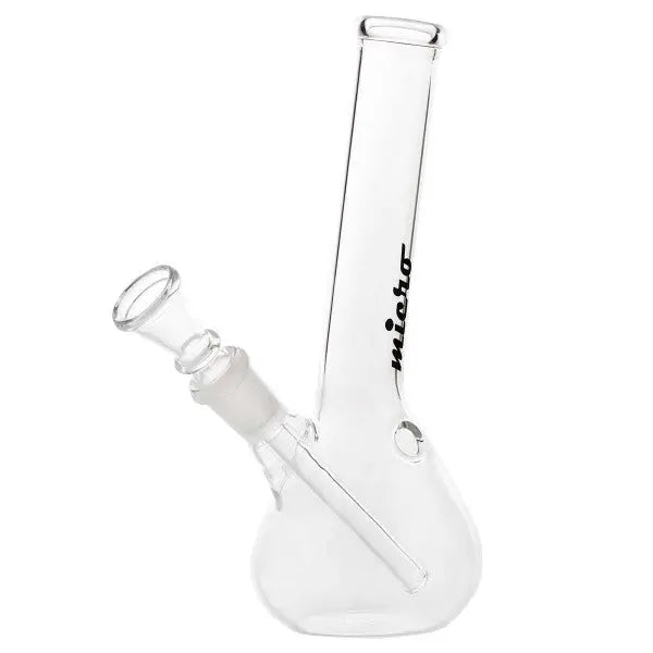 Micro | 6" Hangover Glass Water Pipe - Discreet Smoker