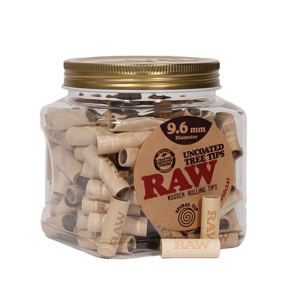 RAW Uncoated Tree Tips - Discreet Smoker