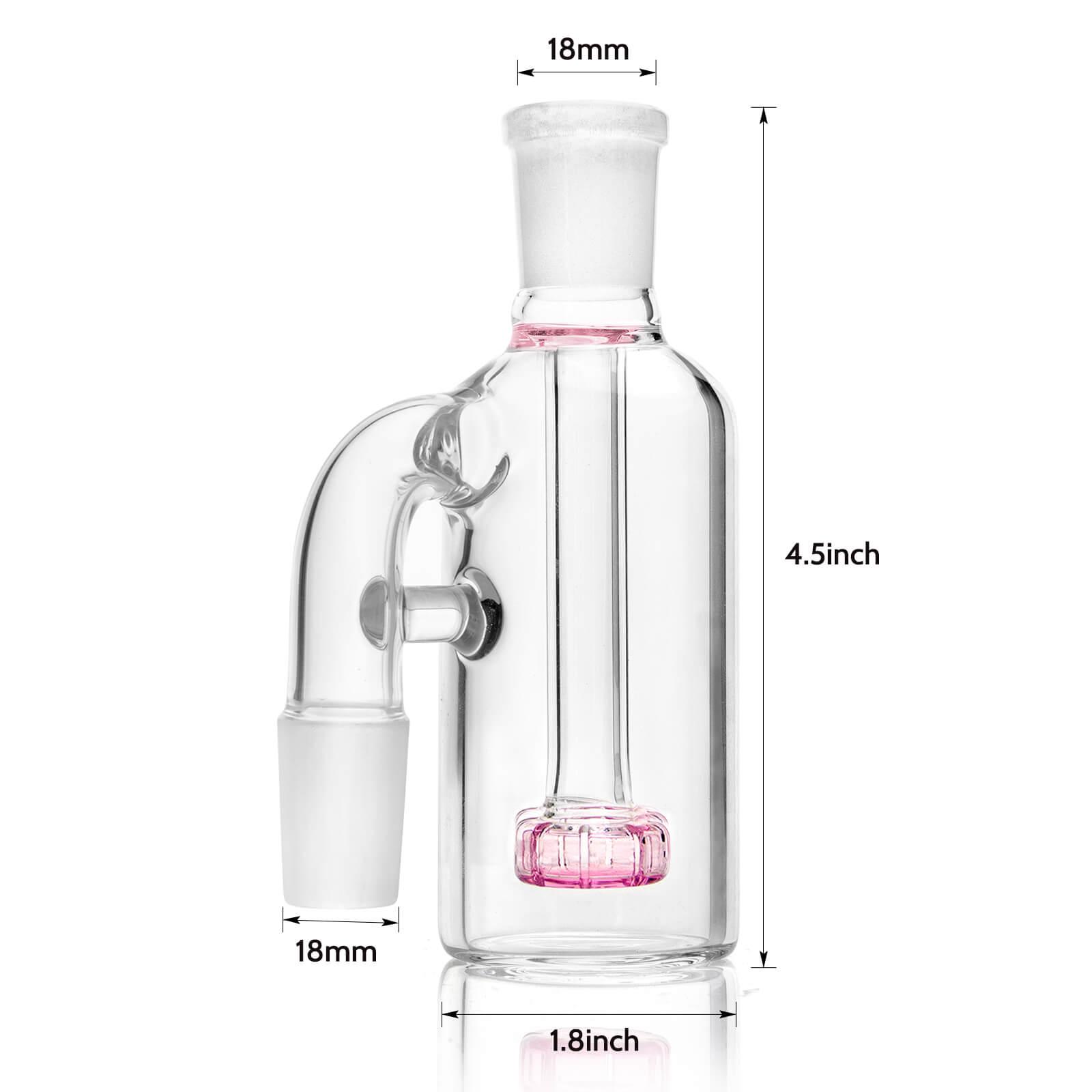 18mm 90 degree Ash Catcher Pink