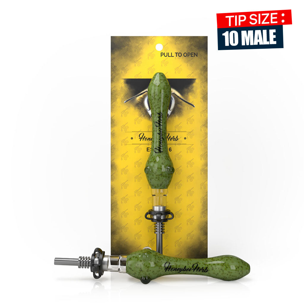 SPECKLED GLASS NECTAR COLLECTOR - Discreet Smoker