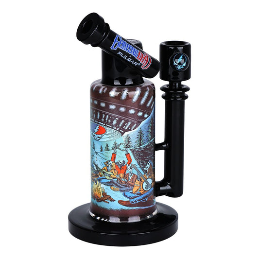 Grateful Dead x Pulsar Inside Print Water Pipe - 8.5" / 14mm F / UFO Jam - Discreet Smoker
