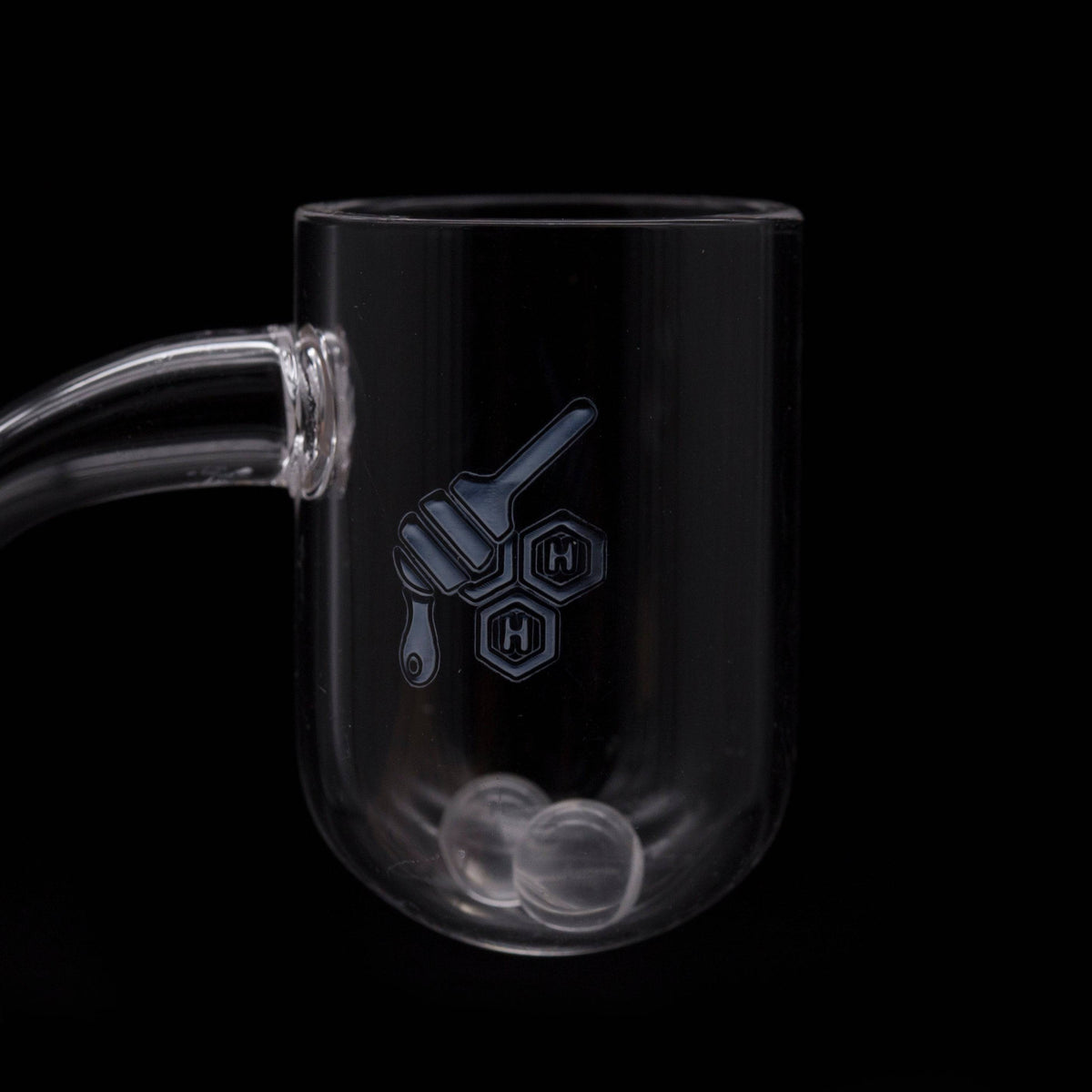 HONEY CYCLONE QUARTZ BANGER - 90° DEGREE | YL - Discreet Smoker