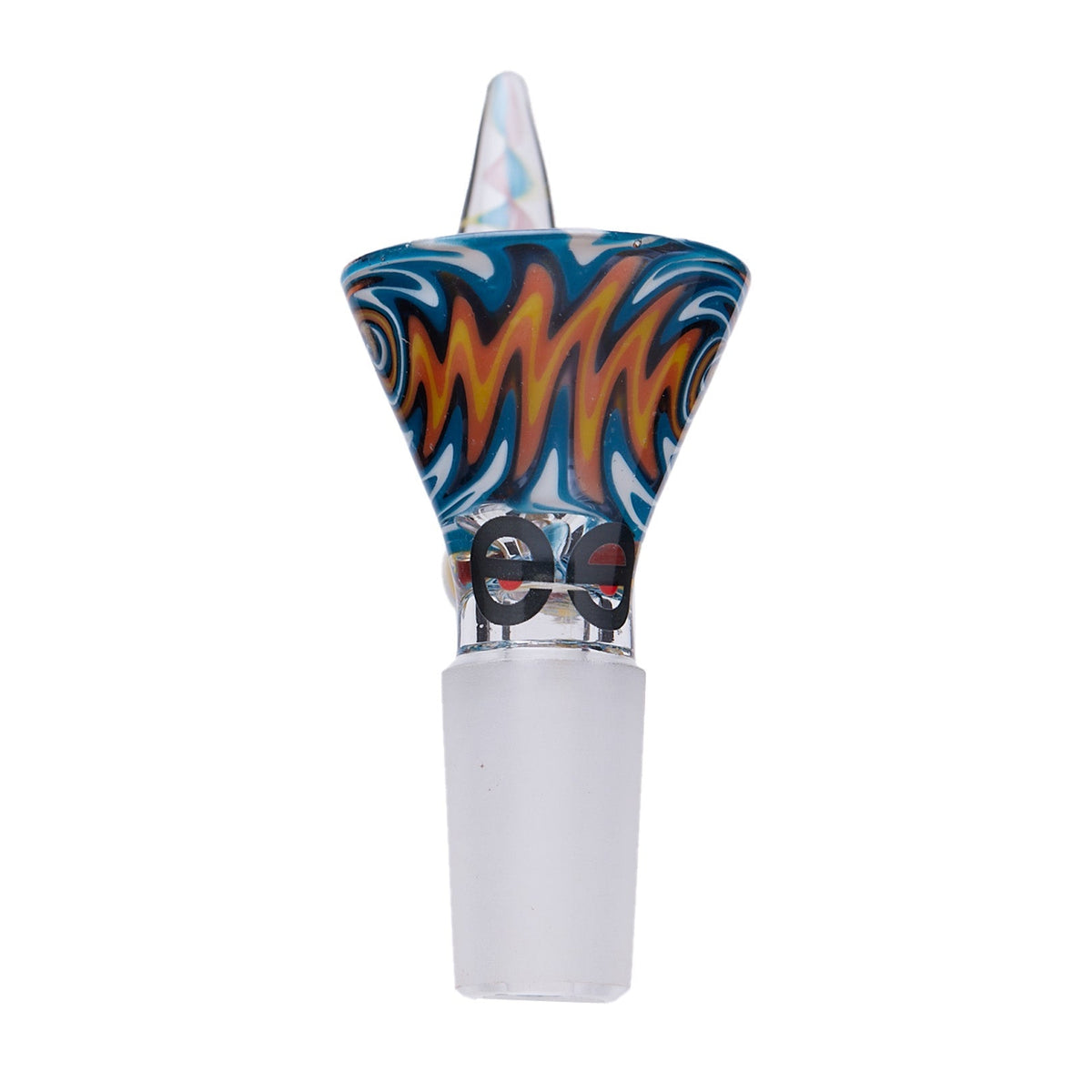 Cheech Glass 2" Wig Wag Dual Horn Bowl - Discreet Smoker