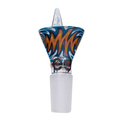 Cheech Glass 2" Wig Wag Dual Horn Bowl - Discreet Smoker