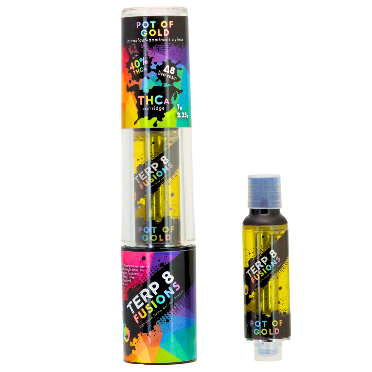 2.25-Gram Pot of Gold THCA + D8 Live Resin Cartridge