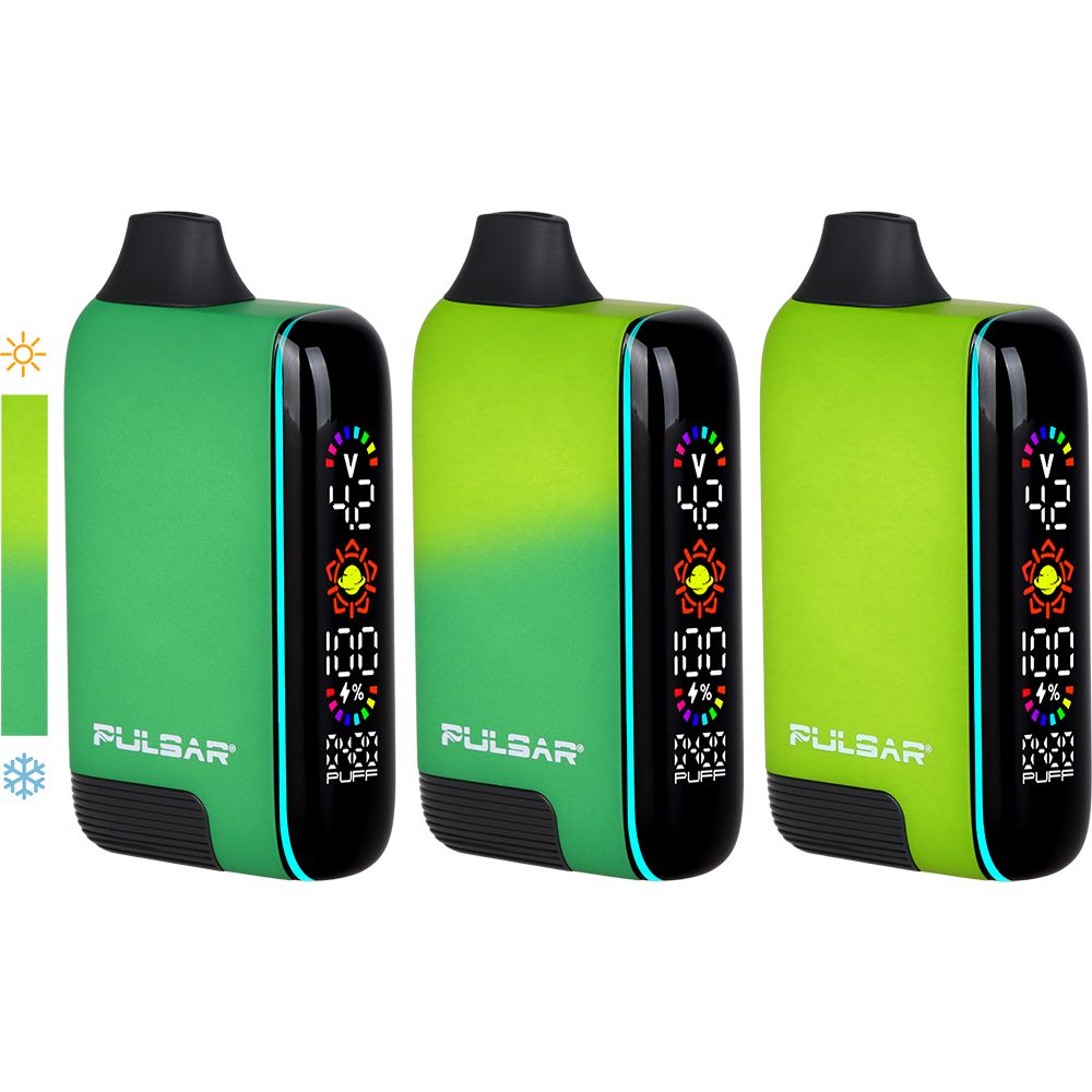 Pulsar 510 DL 5.0 Precision Voltage Control LCD Screen Vape Bar | Thermo Series | 1000mAh - Discreet Smoker