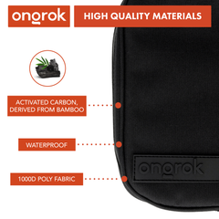 Ongrok Carbon-lined Wallets with Combination Lock V 2.0 | 3" Sizes (Small, Medium, Large) - Discreet Smoker