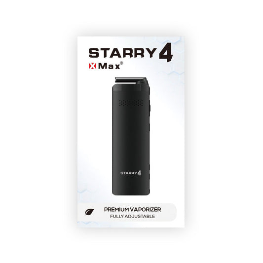 XVape XMAX Starry 4.0 Dry Herb Vaporizer - 2550mAh / Black - Discreet Smoker