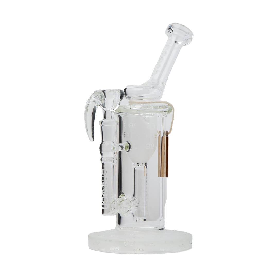 Cheech Glass 9.5" Sandblast Inner Recycler Water Pipe - Discreet Smoker