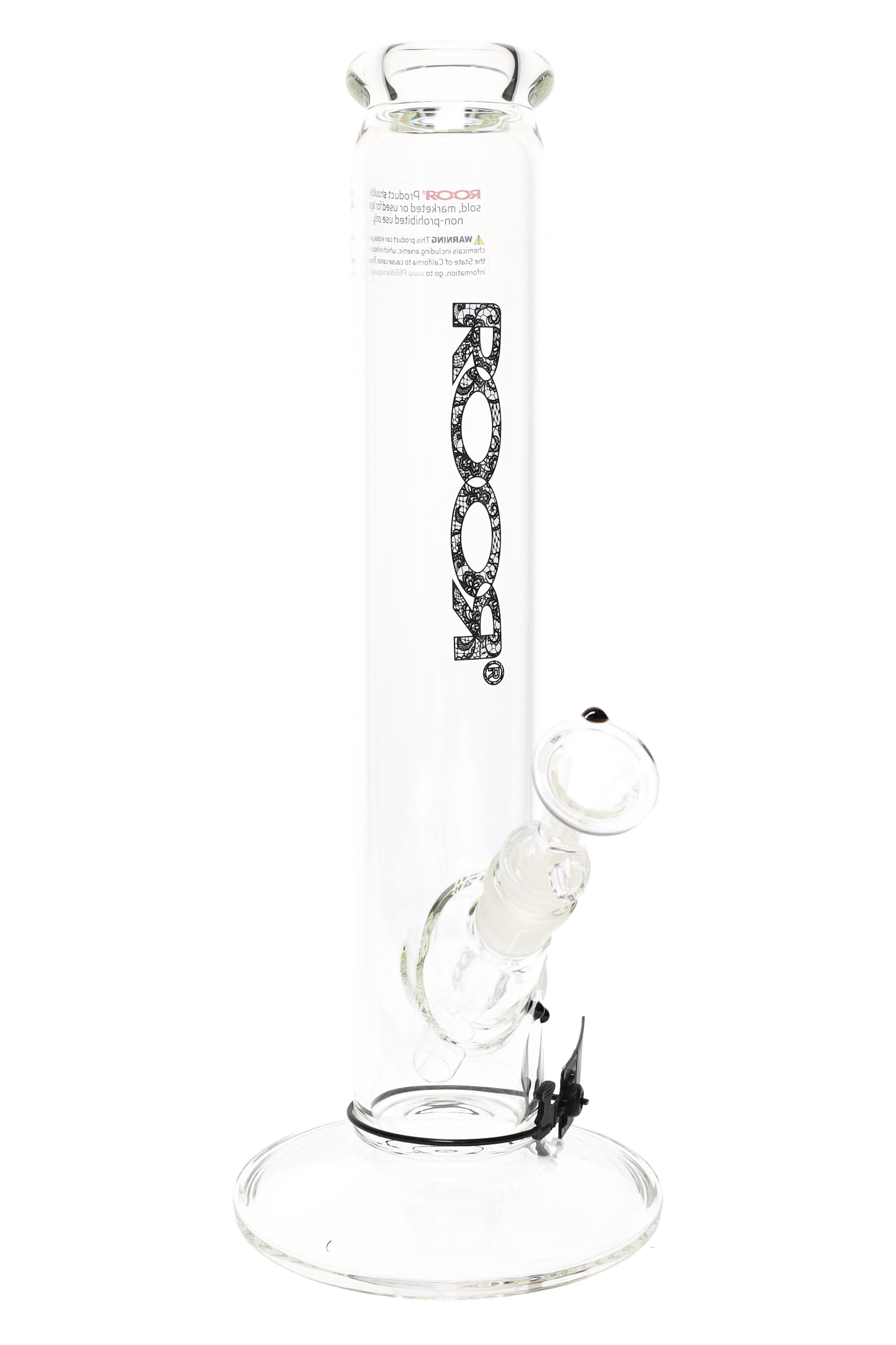 ROOR 14" Straight Shooter Zumo – Glass-on-Glass Heavyweight Tube - Discreet Smoker