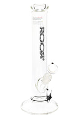 ROOR 14" Straight Shooter Zumo – Glass-on-Glass Heavyweight Tube - Discreet Smoker