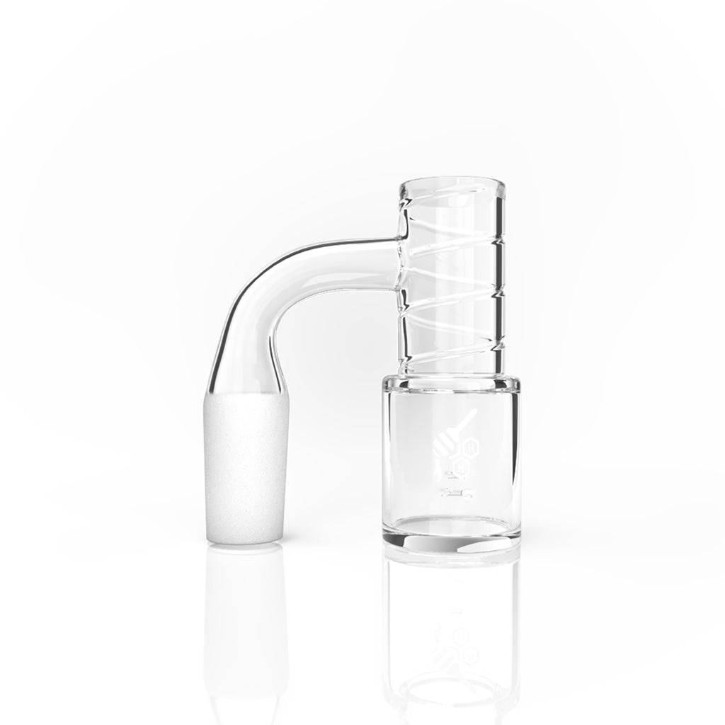 HONEY CHAMBER WHIRLWIND QUARTZ BANGER - 90° DEGREE | YL - Discreet Smoker