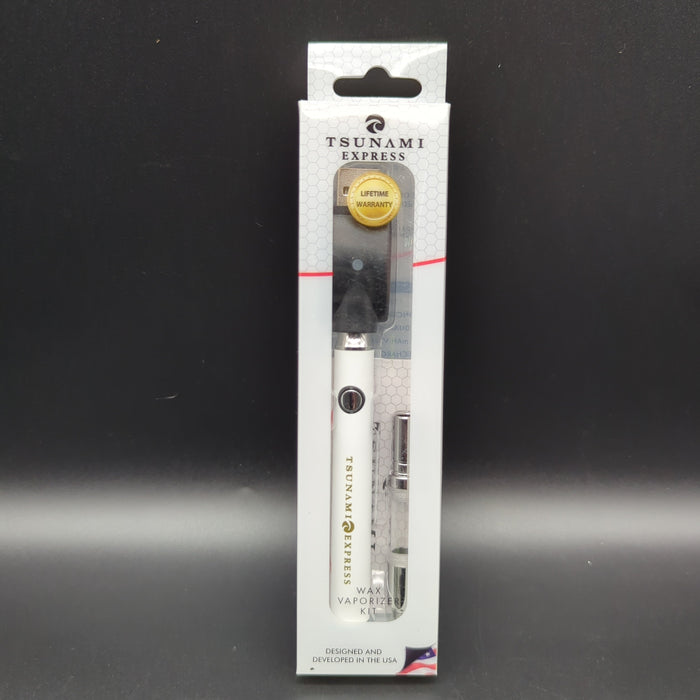 Tsunami 350 mAH Battery + Wax Vaporizer, White