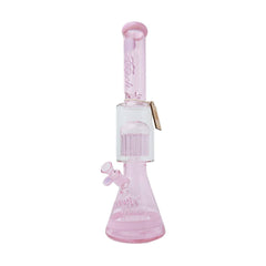 Cheech Glass 18" Double Trouble Water Pipe - Discreet Smoker