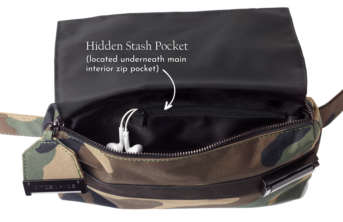 Citizen Hyde Lockable, Odor Resistant Belt Bag, The Marley - Discreet Smoker