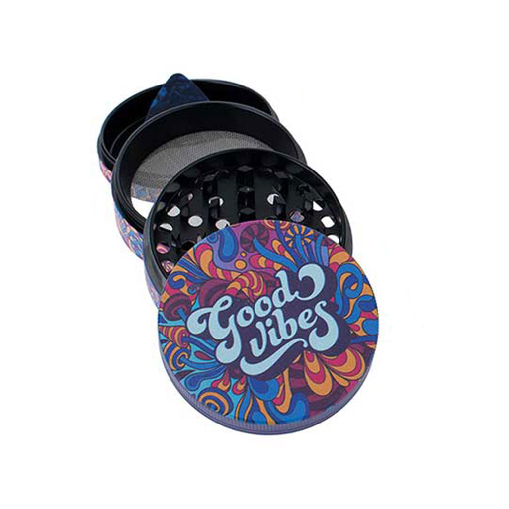 GOOD VIBES WACKY GRINDER - Discreet Smoker