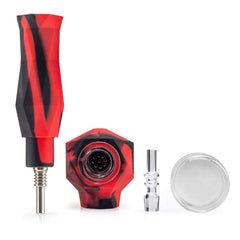 2-in-1 Silicone Honey Straw & Hand Pip - Discreet Smoker