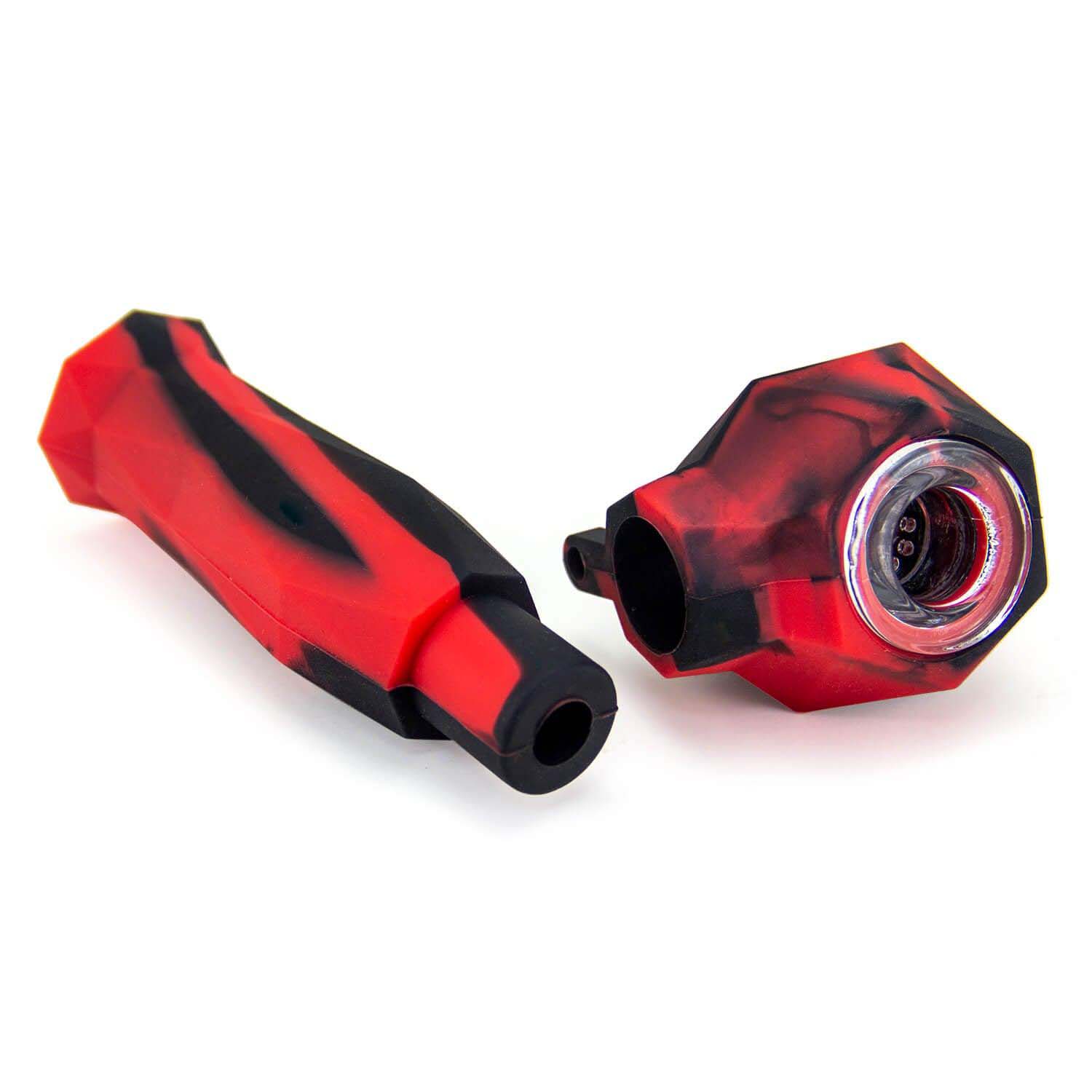 2-in-1 Silicone Honey Straw & Hand Pip - Discreet Smoker
