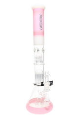ROOR Tech Multicolor Stemless Beaker Bong – Multi Percs – 18″ – 5 mm - Discreet Smoker